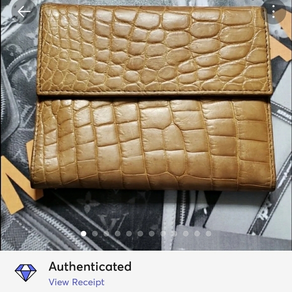 PRADA Genuine Crocodile Wallet - Picture 1 of 16